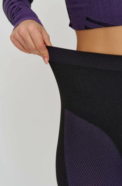 Комплект термобелья X-Line Sport женский черный с фиолетовым NEW в Воронеже