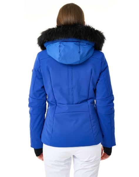 Куртка горнолыжная Poivre Blanc с иск.мехом W24-0802-WO/A синий в Воронеже