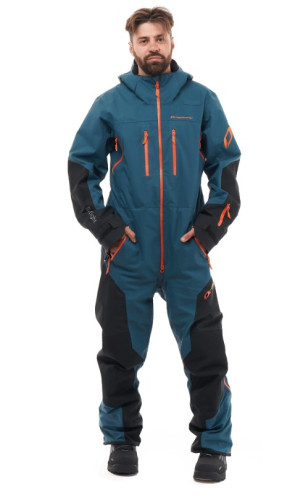 Комбинезон сноубордический Dragonfly SuperLight 3L Man Dark Ocean-Orange 2024 в Воронеже