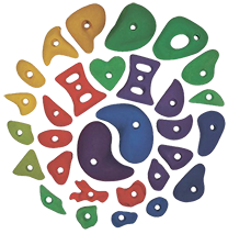  Комплект зацепок скалолазных Венто (50шт) в Воронеже  