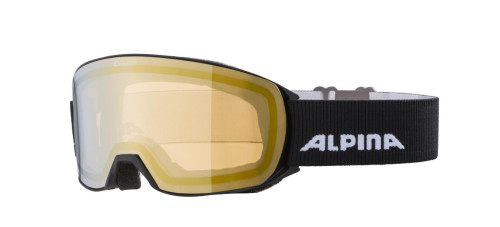 Купить маска alpina г/л nakiska q-lite black matt/q-lite gold s1 в Воронеже