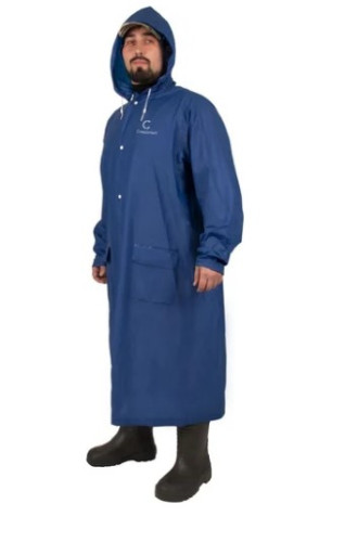 Плащ-дождевик Следопыт EVA 80х131 см на кнопках,синий (60-62)