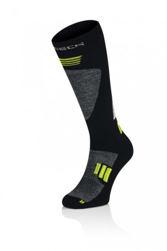 Купить Носки Brubeck Ski Forse черно-зеленый в Воронеже