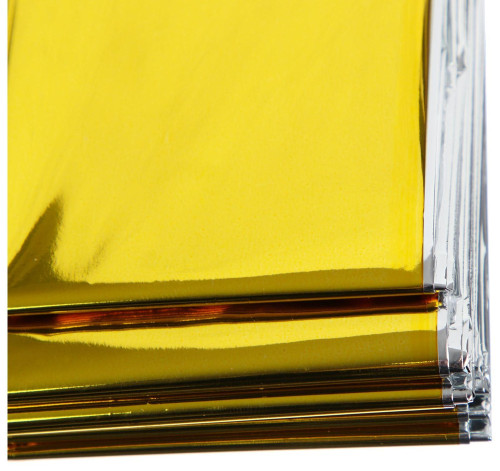 Термоодеяло Следопыт 160х210см серебро/золото