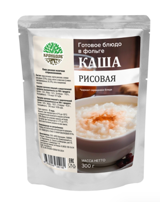 Каша молочная рисовая стерилизованная 