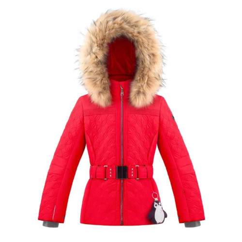 Куртка горнолыжная Poivre Blanc с иск.мехом W21-1003-JRGL/A красный в Воронеже