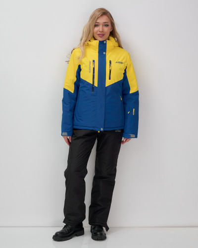 Костюм горнолыжный 02815J желтый  в Воронеже