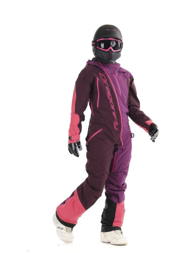 Комбинезон сноубордический Dragonfly Premium Woman Purple&Brown в Воронеже