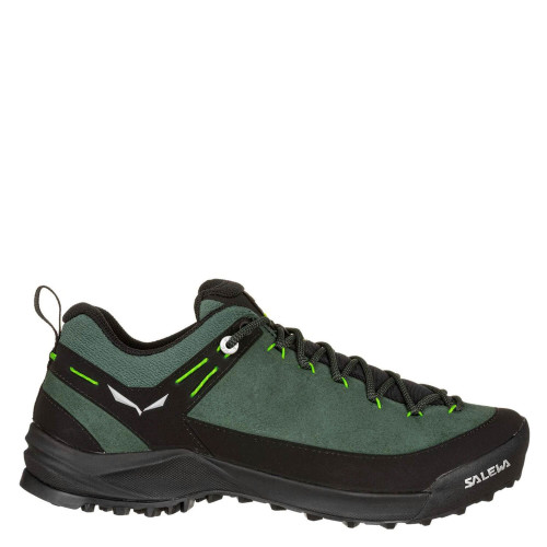 Купить ботинки salewa ms wildfire leather raw green/black в Воронеже