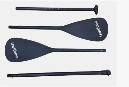 Весло Uwithme алюминиевое двухлопастное