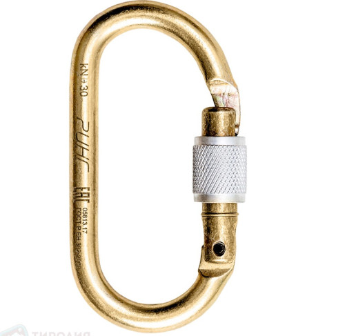  Карабин Ринг сталь овал (keylock) 3000 в Воронеже  