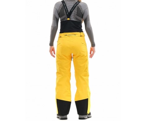 Брюки горнолыжные Dragonfly Gravity Premium Woman Yellow-Dark Ocean в Воронеже