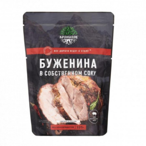 Консервы мясные кусковые стерилизованные "Буженина в собственном соку"