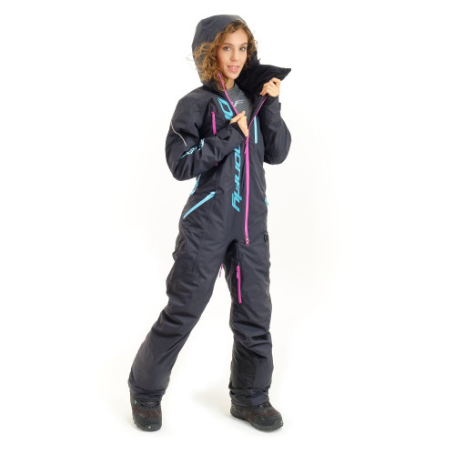 Комбинезон сноубордический Dragonfly Premium Woman Black-Pink 2023 в Воронеже