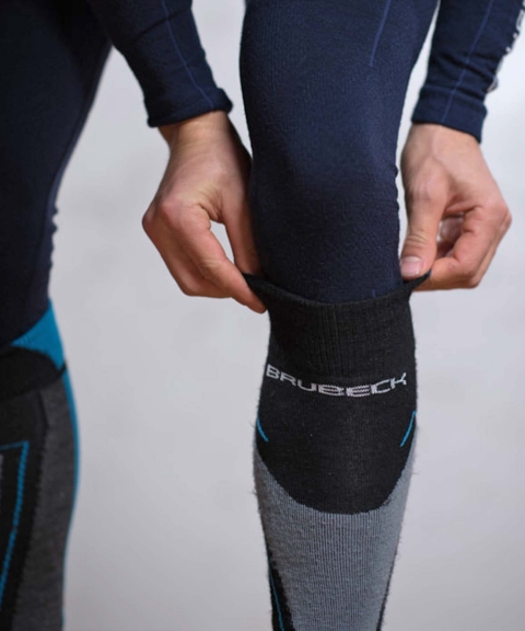 Купить Носки Brubeck Snow Forse Light серый/синий в Воронеже