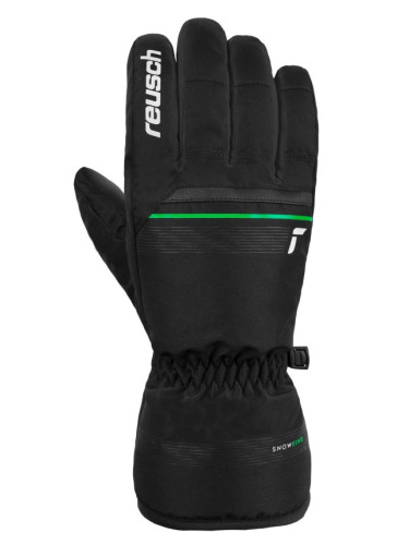 Перчатки Reusch Snow King Black/Neon Green в Воронеже