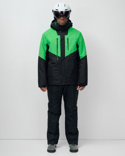 Костюм горнолыжный 07712Z  зеленый  в Воронеже