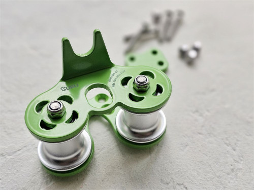  Ролик GURU Treck V2 для навесной переправы зеленый в Воронеже  