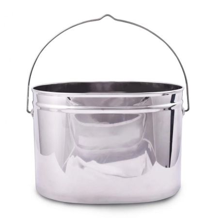 Котел Роза Ветров 8,5л.высокий нерж.крышка без ручек