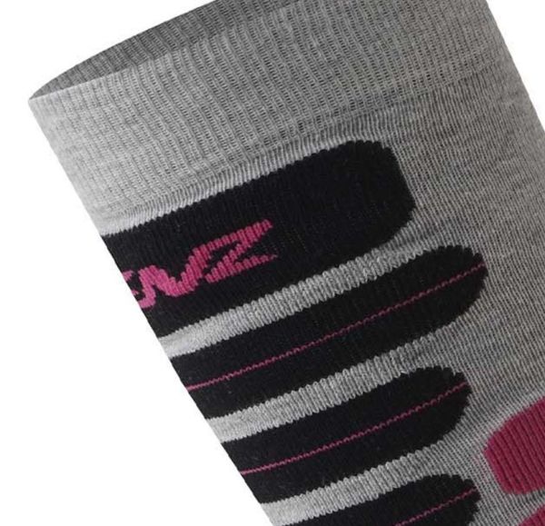 Купить Носки LENZ Skiing 2.0 Light Grey/Pink в Воронеже