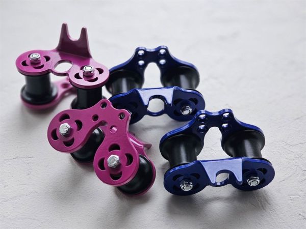  Ролик GURU Treck V2 для навесной переправы синий в Воронеже  