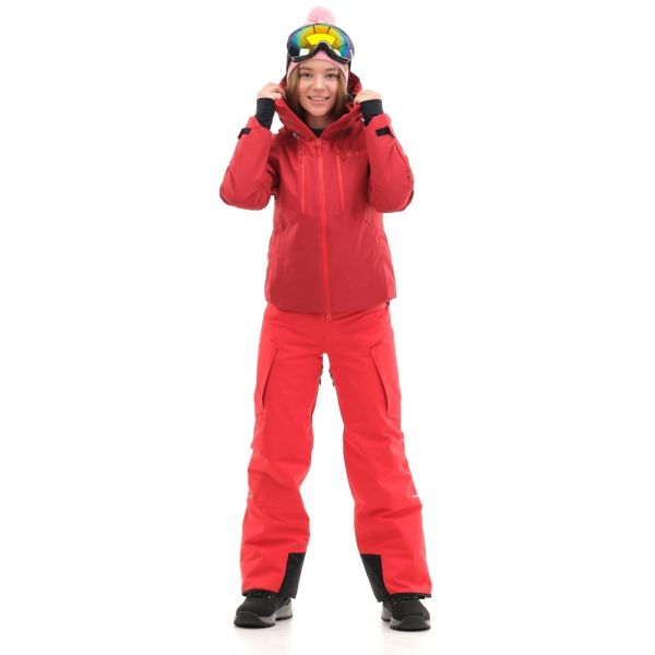 Брюки горнолыжные Dragonfly Gravity Premium Woman Red Fluo в Воронеже