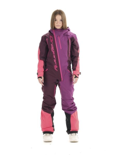 Комбинезон сноубордический Dragonfly Premium Woman Purple&Brown в Воронеже
