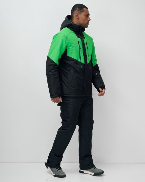 Костюм горнолыжный 07712Z  зеленый  в Воронеже