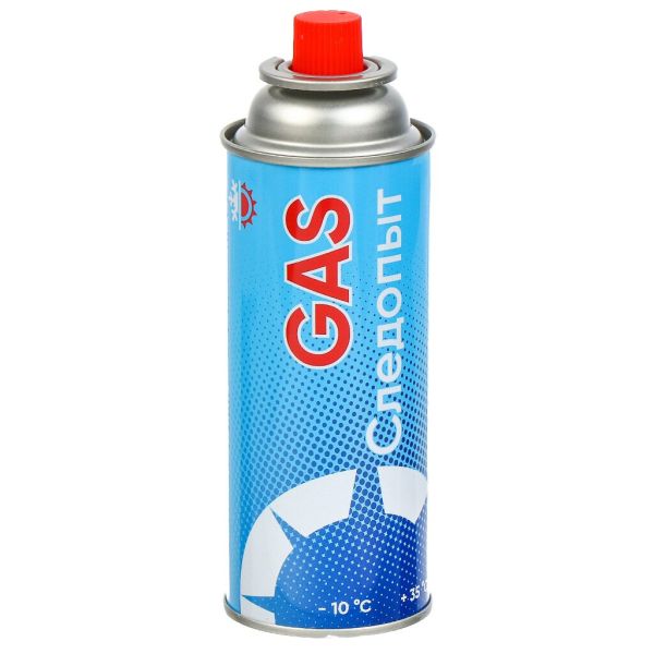 Горелка газ.Следопыт бол.с вентилем 4-040+баллон 220гр.цанговый