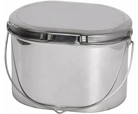 Котел Роза Ветров 9,5л.низкий нерж.крышка с ручками