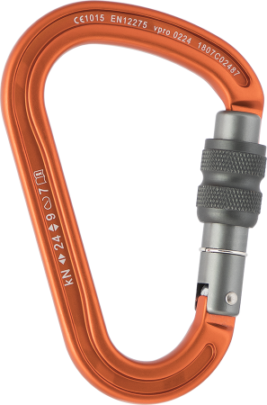  Карабин Венто Titanium с муфтой кейлок оранжевый в Воронеже  