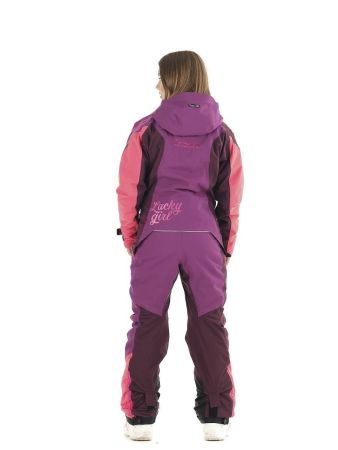 Комбинезон сноубордический Dragonfly Premium Woman Purple&Brown в Воронеже
