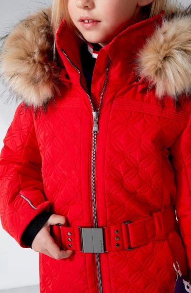 Куртка горнолыжная Poivre Blanc с иск.мехом W21-1003-JRGL/A красный в Воронеже