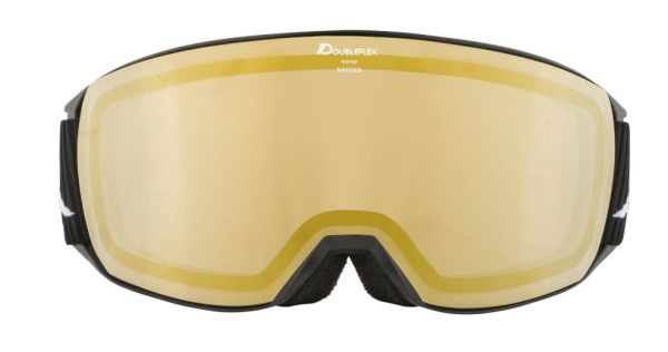 Купить маска alpina г/л nakiska q-lite black matt/q-lite gold s1 в Воронеже