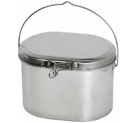 Котел Роза Ветров 9,5л.низкий нерж.крышка с ручками