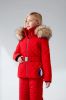 Куртка горнолыжная Poivre Blanc с иск.мехом W21-1003-JRGL/A красный в Воронеже
