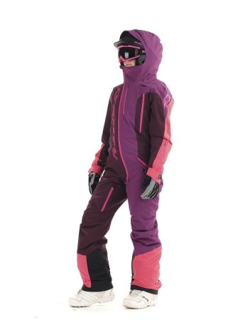 Комбинезон сноубордический Dragonfly Premium Woman Purple&Brown в Воронеже