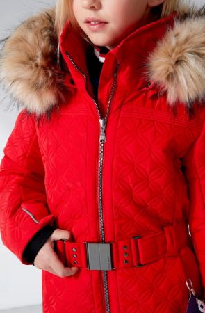 Куртка горнолыжная Poivre Blanc с иск.мехом W21-1003-JRGL/A красный в Воронеже