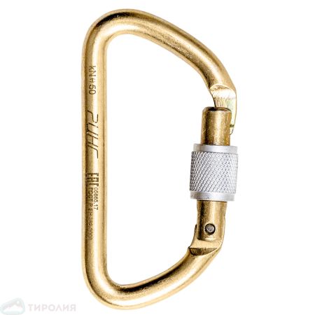  Карабины Ринг сталь трапеция (keylock) 5000 (10шт) в Воронеже  