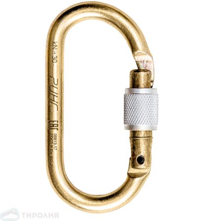  Карабины Ринг сталь овал (keylock) 3000 (10шт) в Воронеже  