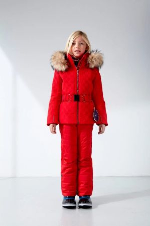 Куртка горнолыжная Poivre Blanc с иск.мехом W21-1003-JRGL/A красный в Воронеже