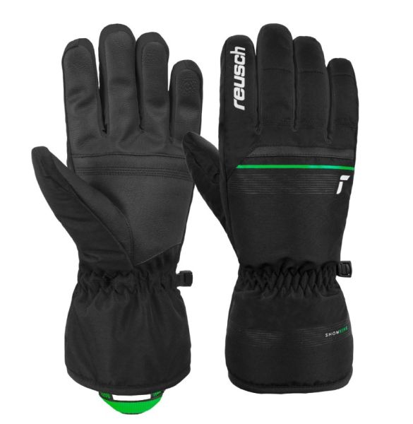 Перчатки Reusch Snow King Black/Neon Green в Воронеже