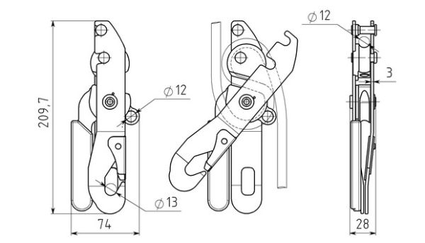 Стопор-десантер Вертикаль ver 0305 в Воронеже  