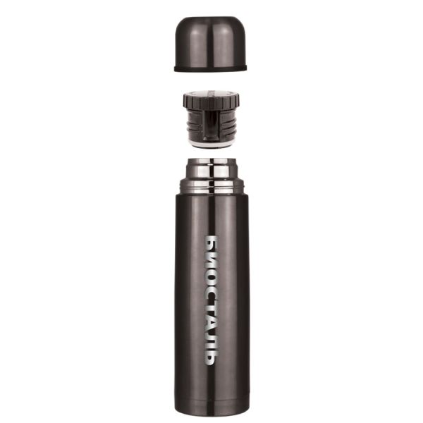 Термос Биосталь 1л.вороненая сталь NB-1000V