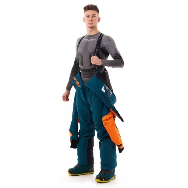 Комбинезон сноубордический Dragonfly Gravity Premium MAN Dark Ocean-Orange 2023 в Воронеже