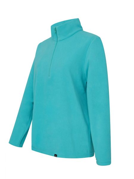 Куртка-анорак флисовая женская (бирюзовый)