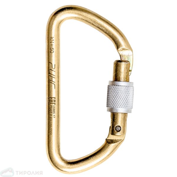  Карабины Ринг сталь трапеция (keylock) 5000 (10шт) в Воронеже  