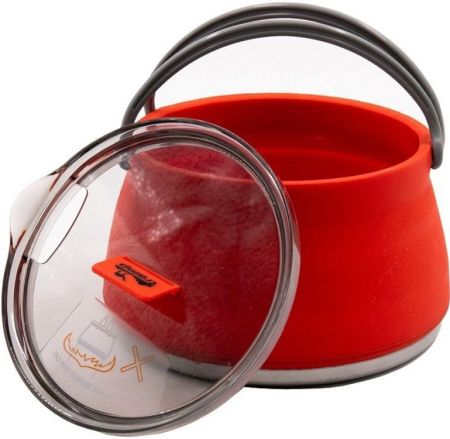 Чайник Tramp складной силиконовый 1л терракотовый
