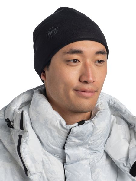 Шапка Buff Polar&Ecostretch Solid Black в Воронеже