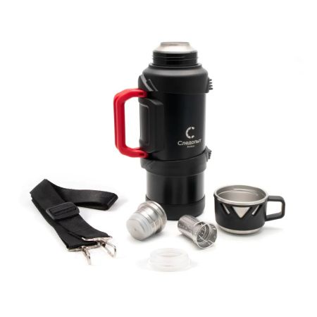 Термос Следопыт-Dakar со складными ручками 1,9л.